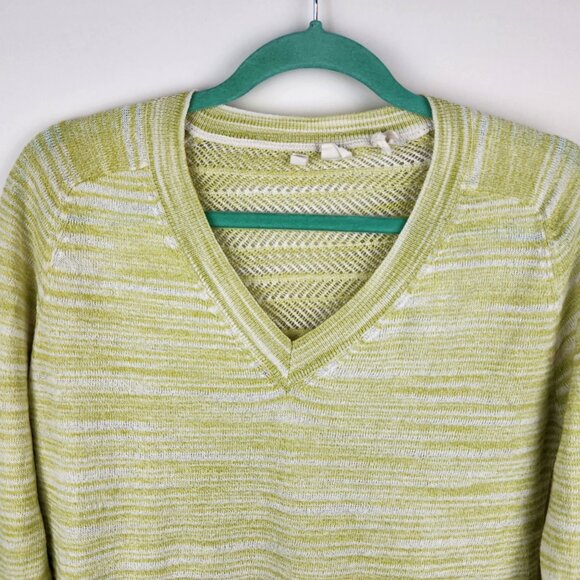 Anthropologie Moth V-Neck Loose Knit Back Raglan Sleeve Sweater sz S - Picture 3 of 11